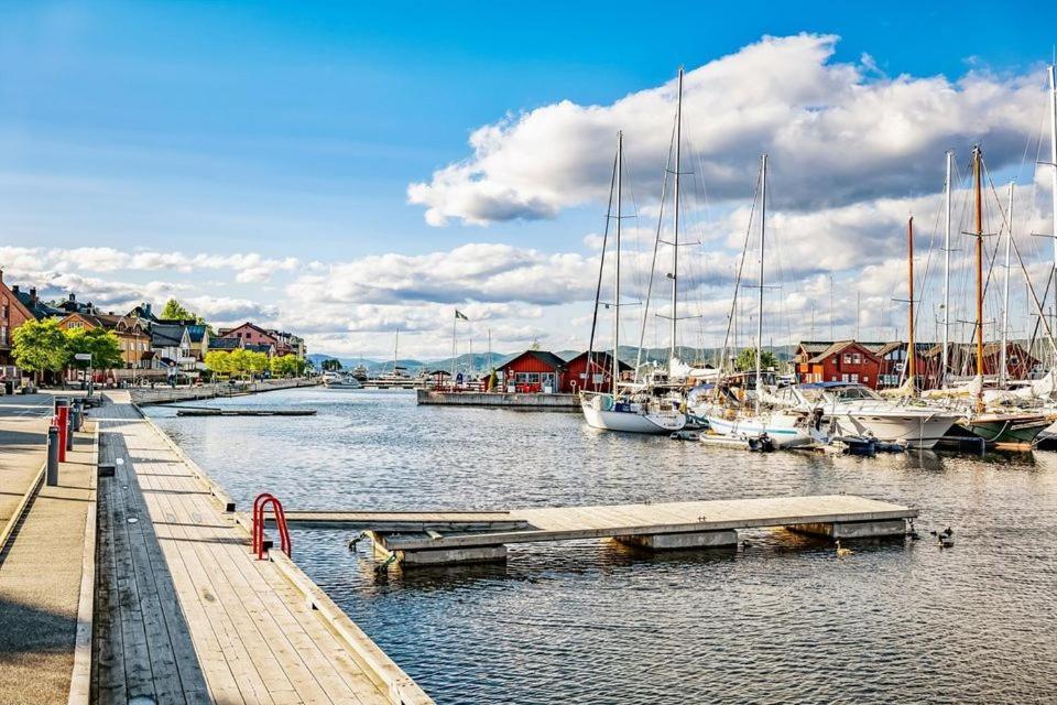 Studio W Centrum Miasta Holmestrand, Norwegia Bagian luar foto